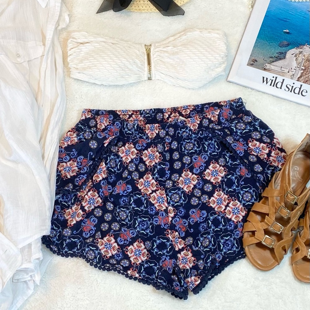 Printed Boho Fabric Shorts